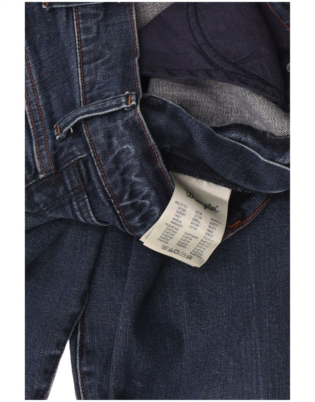 Wrangler Vaqueros rectos para hombre W34 L32 Algodón azul