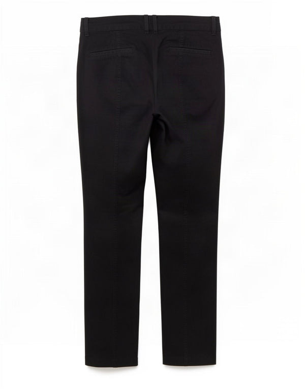Massimo Dutti Pantalón Chino Slim Mujer EU 38 Small W28 L29 Azul Marino