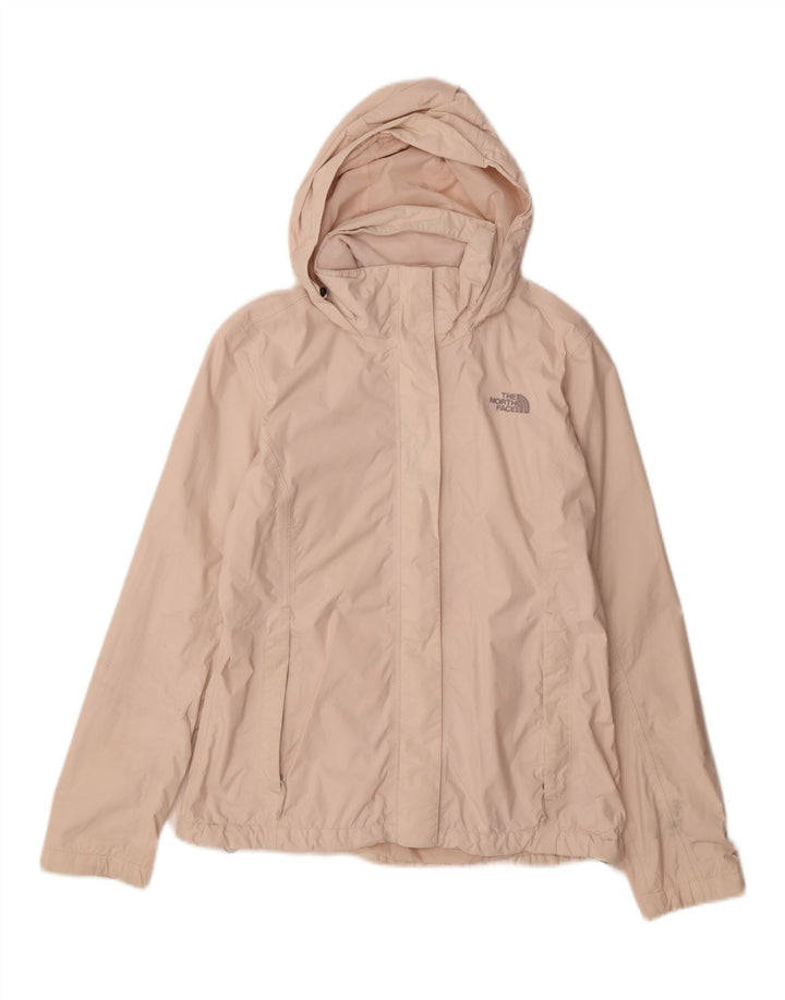 The North Face Chaqueta impermeable con capucha para mujer UK 44 Poliéster rosa medio