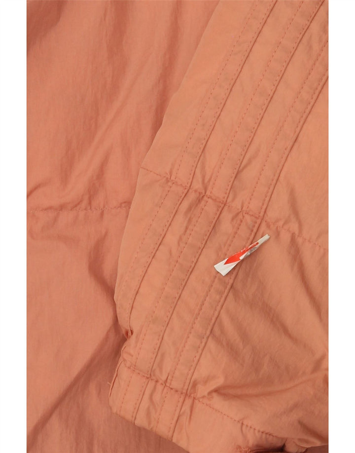 Adidas - Chaqueta acolchada para hombre, talla 40, nailon naranja grande