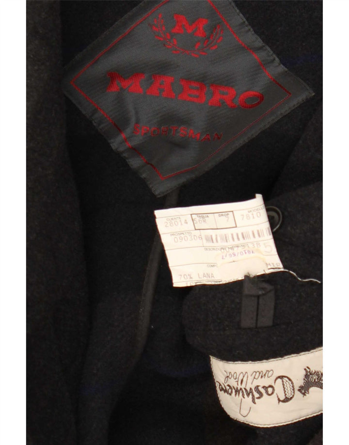Mabro Trenca para hombre IT 56 3XL Gris Lana Clásico