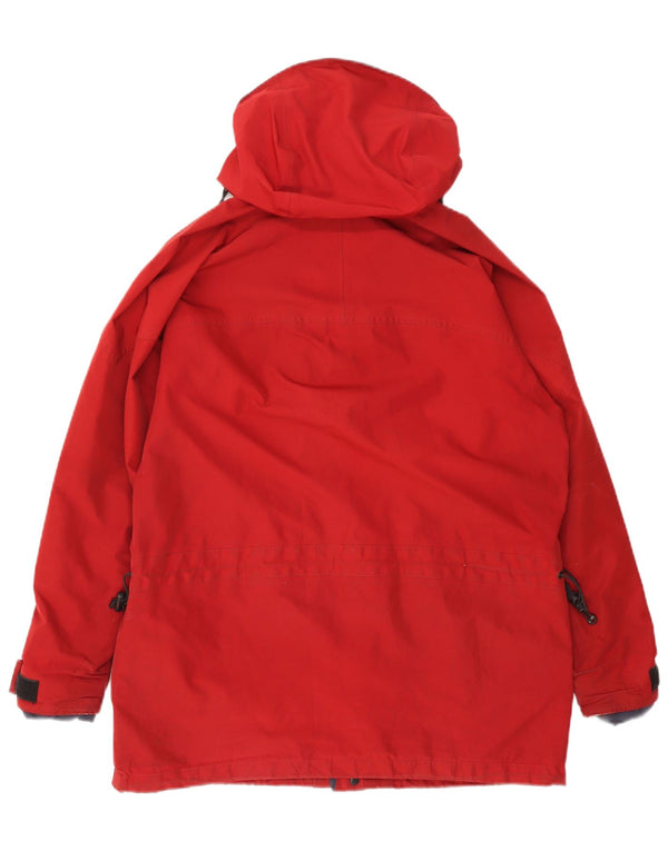 Berghaus Chaqueta impermeable con capucha Gore-Tex para hombre UK 38 Medium Borgoña Nylon