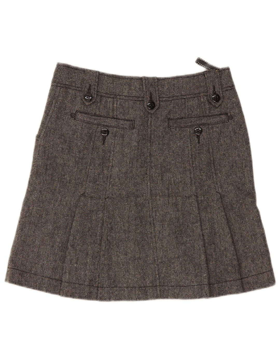 Esprit Minifalda para mujer UK 8 Small W30 Poliéster moteado gris