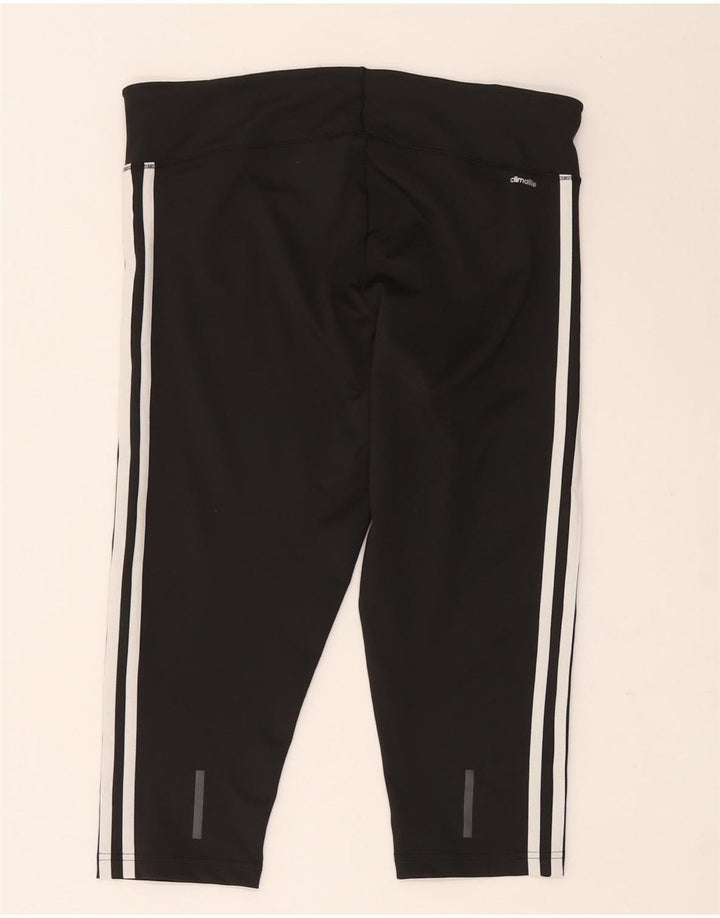 Adidas Mujer Climalite Capri Leggings UK 16/18 Grande Negro Poliéster