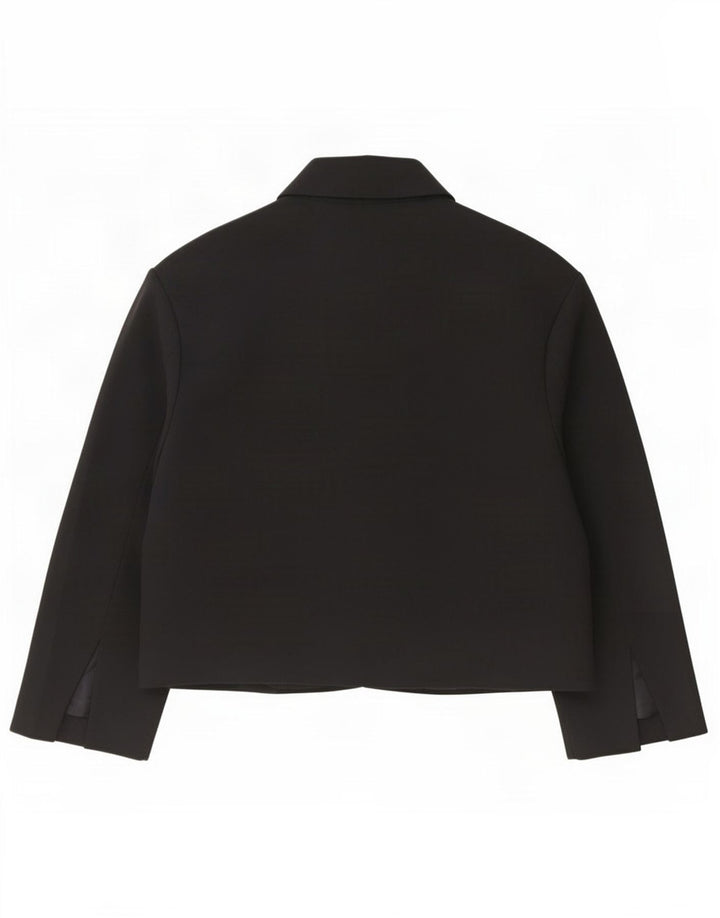 Zara Chaqueta Blazer Extragrande para Mujer UK 46 Grande Poliéster Negro