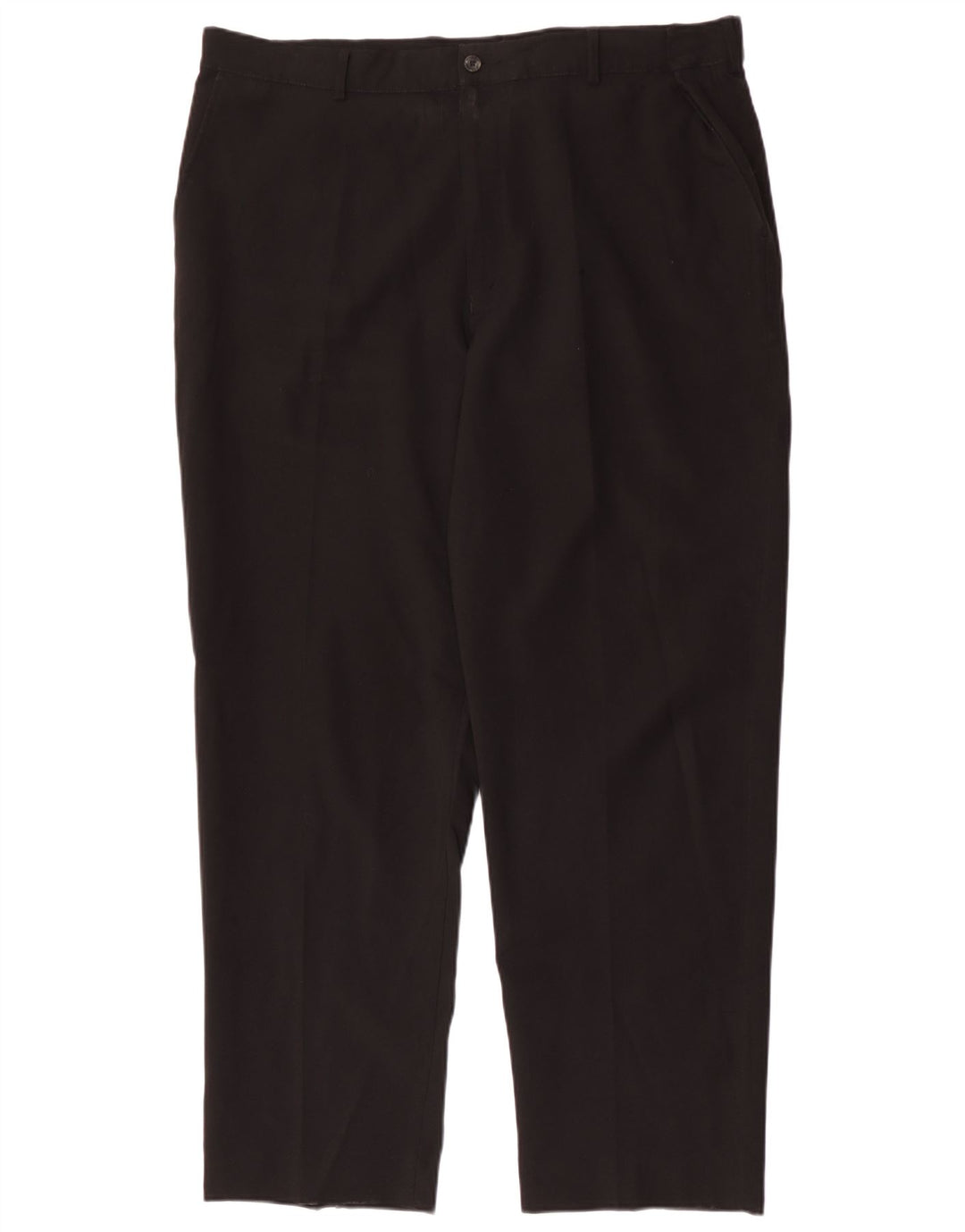 FARAH Pantalón chino cónico para hombre W42 L31 Poliéster negro