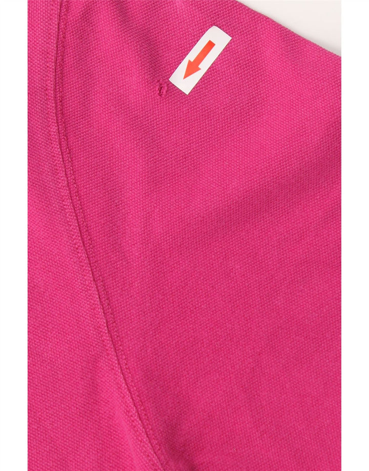 JOULES Polo de corte clásico para hombre de algodón rosa medio