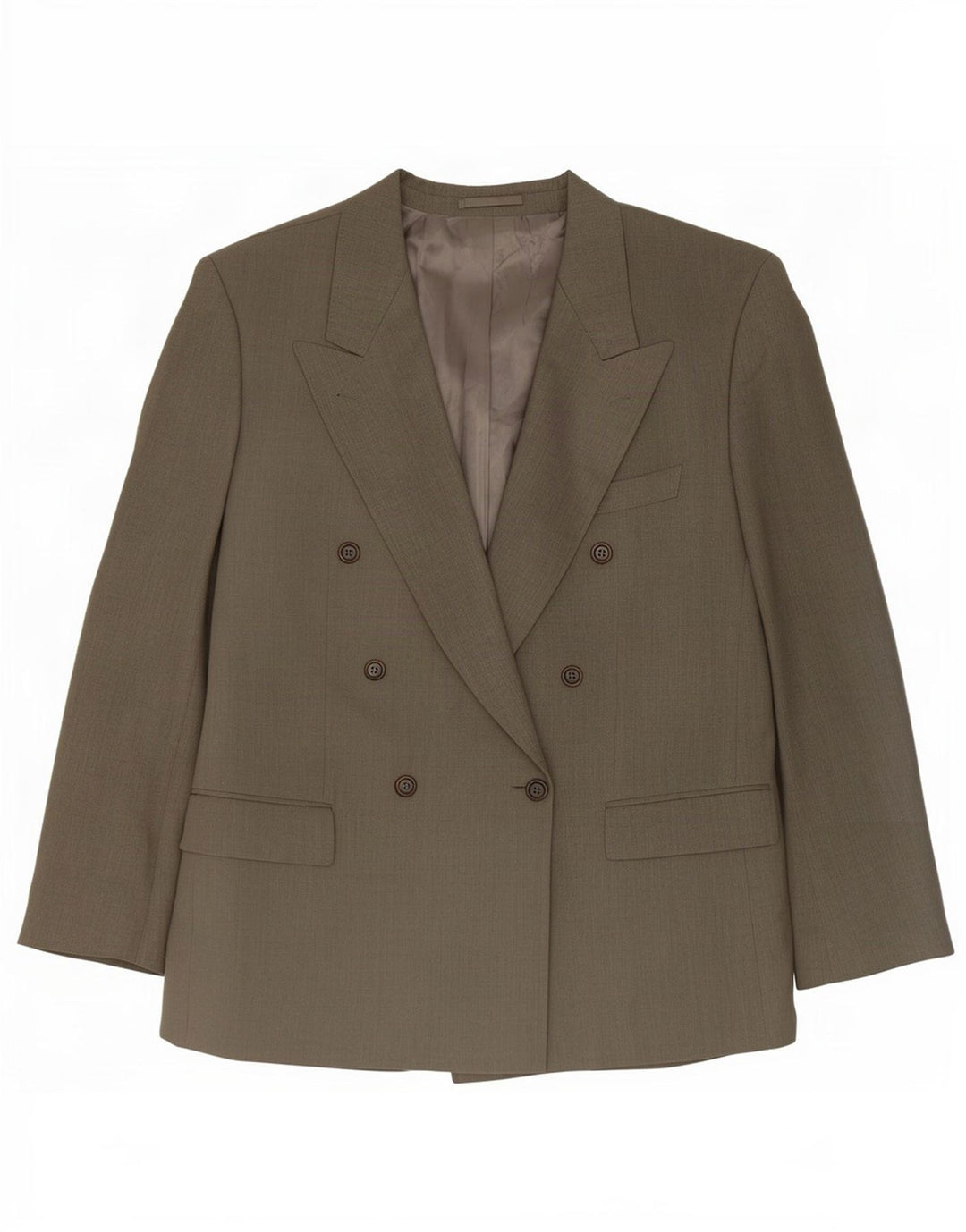 Hugo Boss Chaqueta tipo blazer con doble botonadura para hombre EU 54 2XL Lana gris