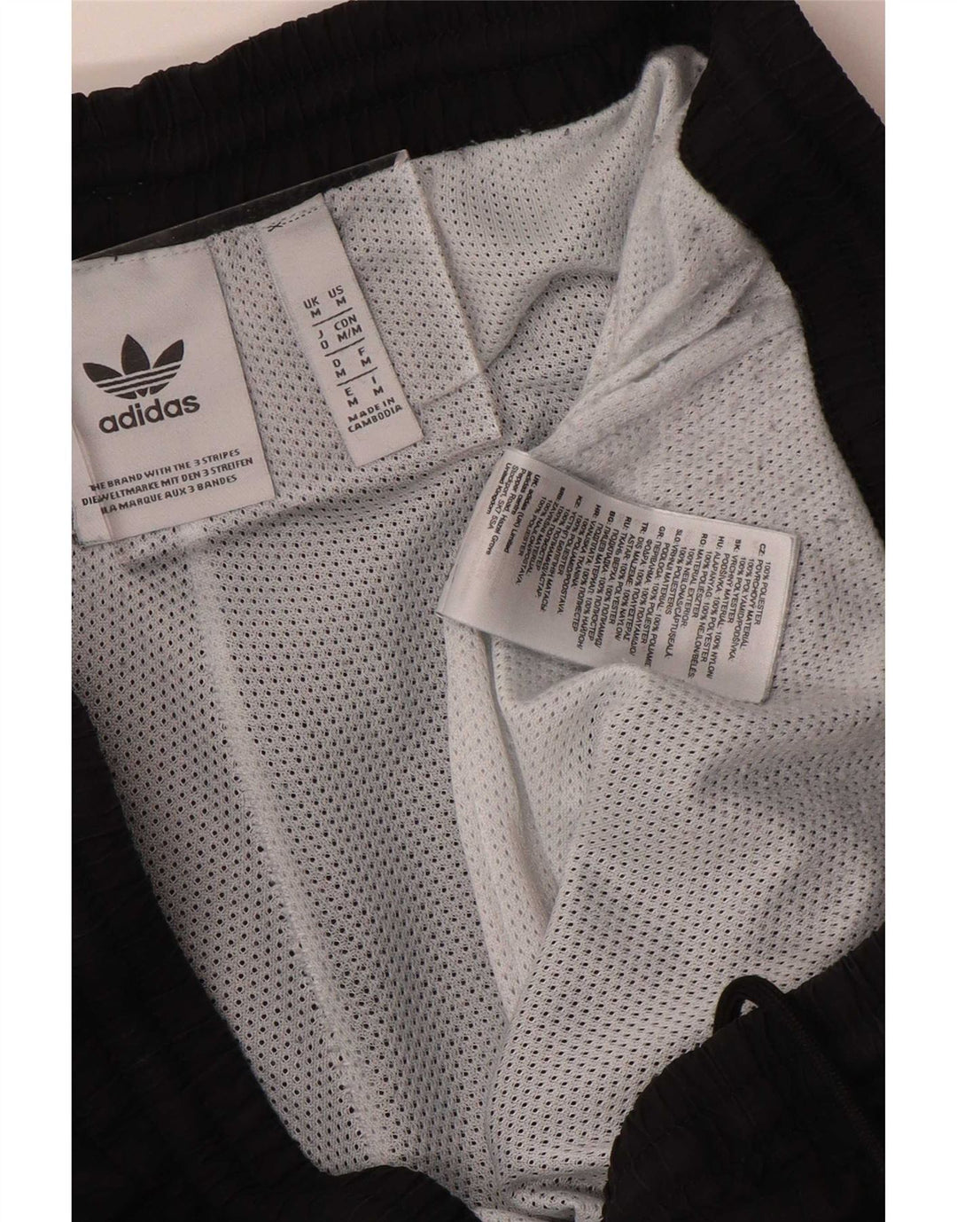 Adidas Chándal completo gráfico para hombre Poliéster negro mediano
