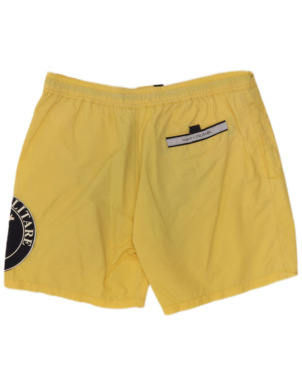 Marina Militare Bañador Hombre Graphic XL Poliamida Amarillo