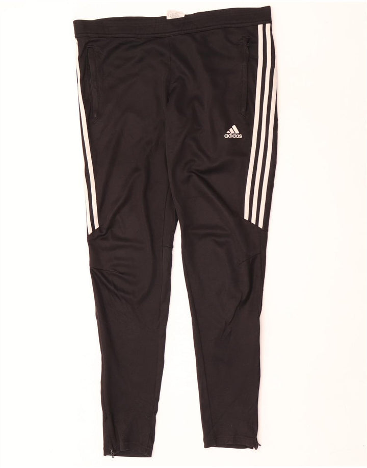 Adidas Mujer Climacool Chándal Pantalones UK 12/14 Mediano Negro Poliéster