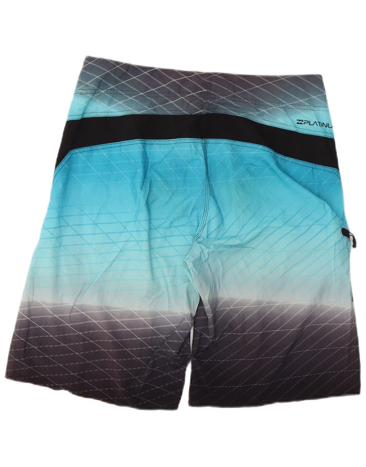 Billabong Shorts De Baño Gráficos Para Hombre Poliéster Color Block Azul Medio