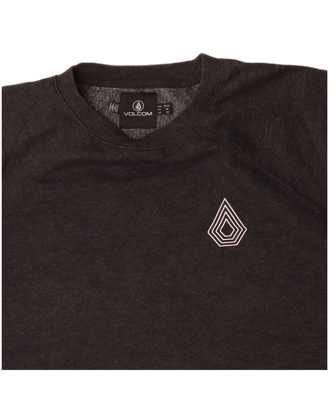 Volcom Sudadera para mujer Jumper US 8 Algodón gris medio