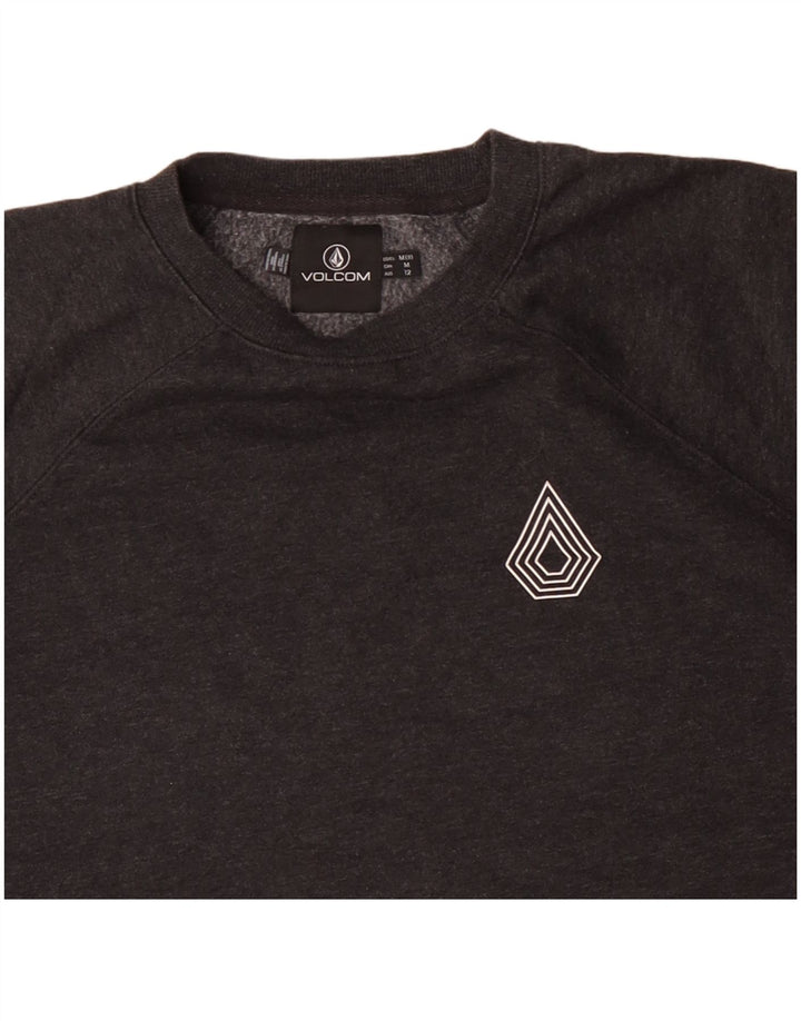 Volcom Sudadera para mujer Jumper US 8 Algodón gris medio