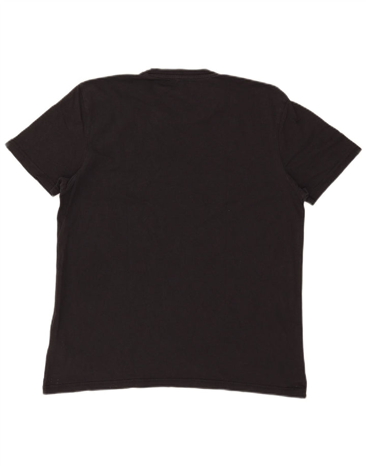Alpha Industries - Camiseta para hombre, talla mediana, algodón negro