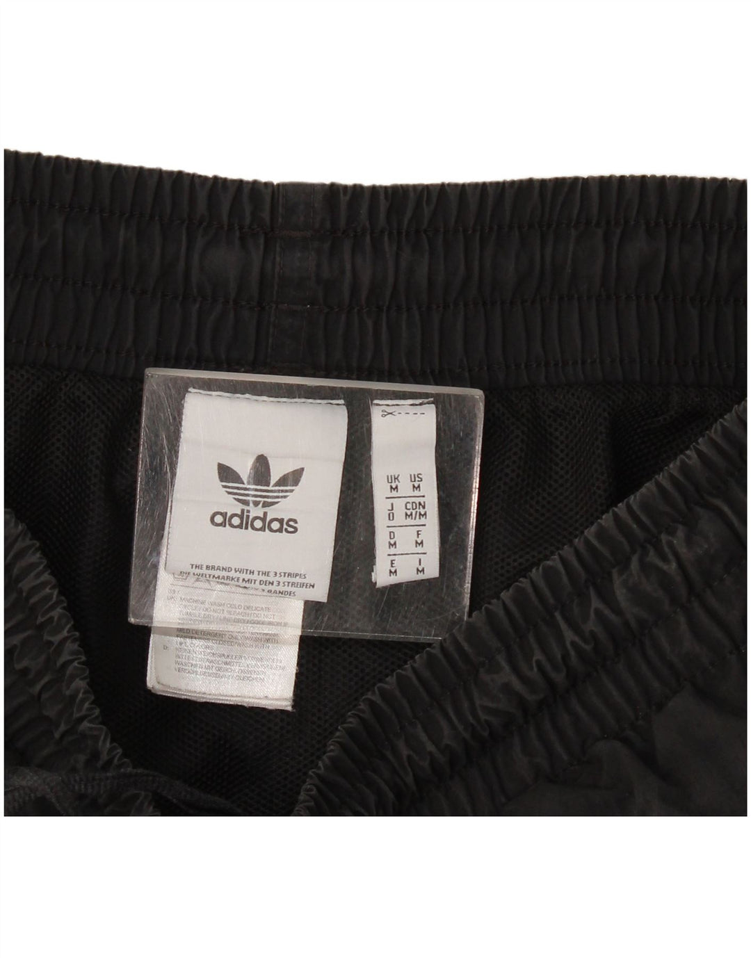 Pantalón Corto Deportivo Adidas Hombre Mediano Negro Poliéster
