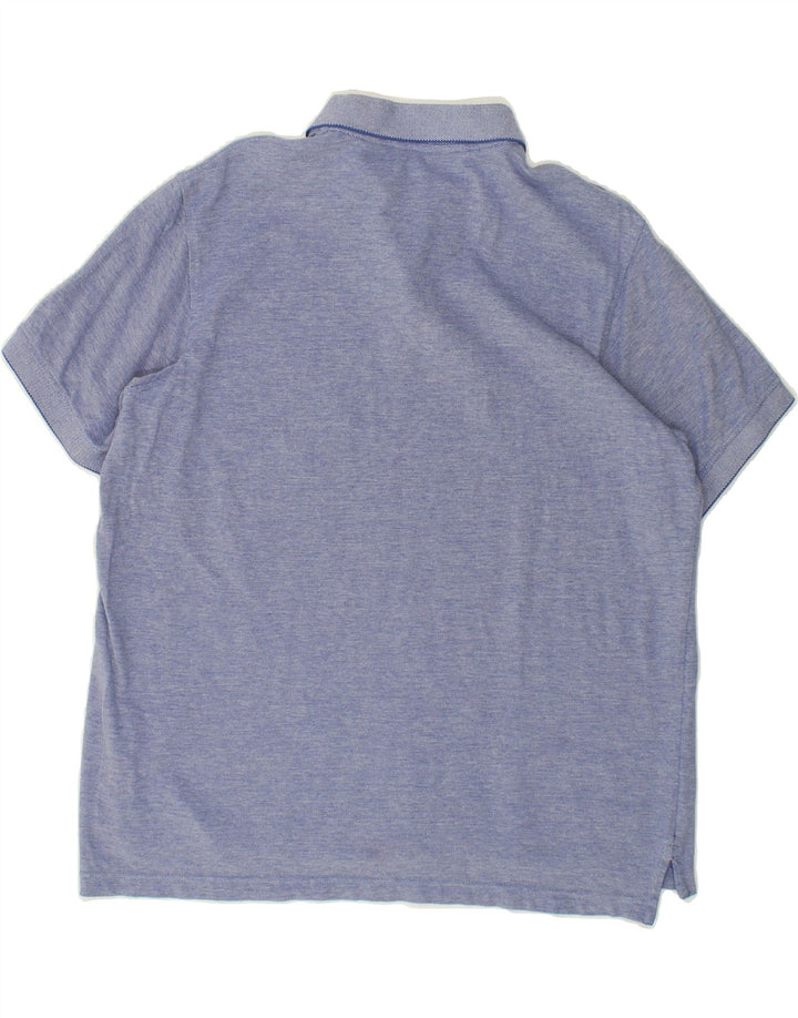 IZOD Mens Polo Shirt Large Blue Cotton Vintage Izod and Second-Hand Izod from Messina Hembry 