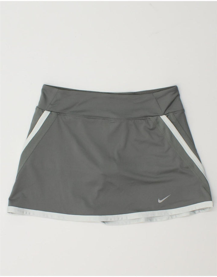 Nike Falda pantalón Dri Fit para mujer UK 40 Grande Gris Colorblock Poliéster