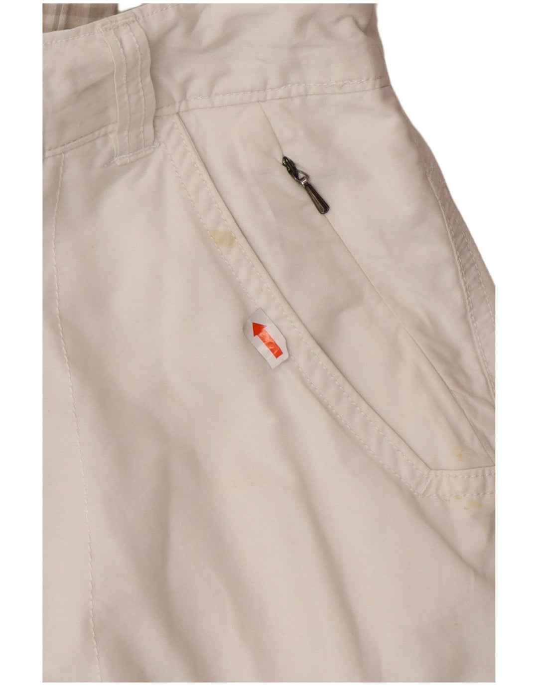 COLUMBIA Falda pantalón para mujer US 8 Mediana Algodón Blanco