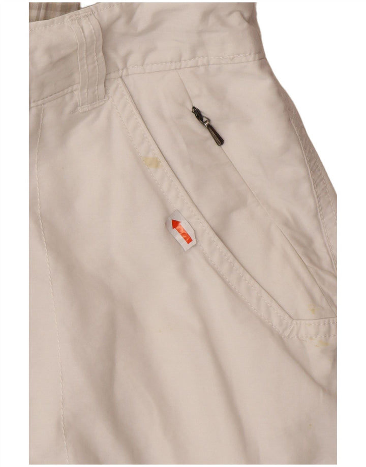 COLUMBIA Falda pantalón para mujer US 8 Mediana Algodón Blanco
