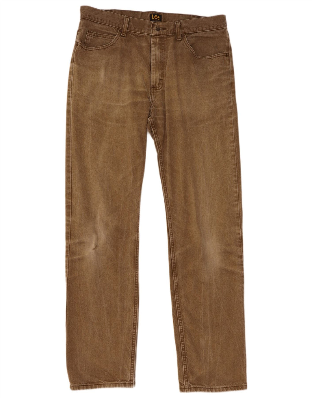Vaqueros rectos Lee para hombre W35 L34 Algodón caqui