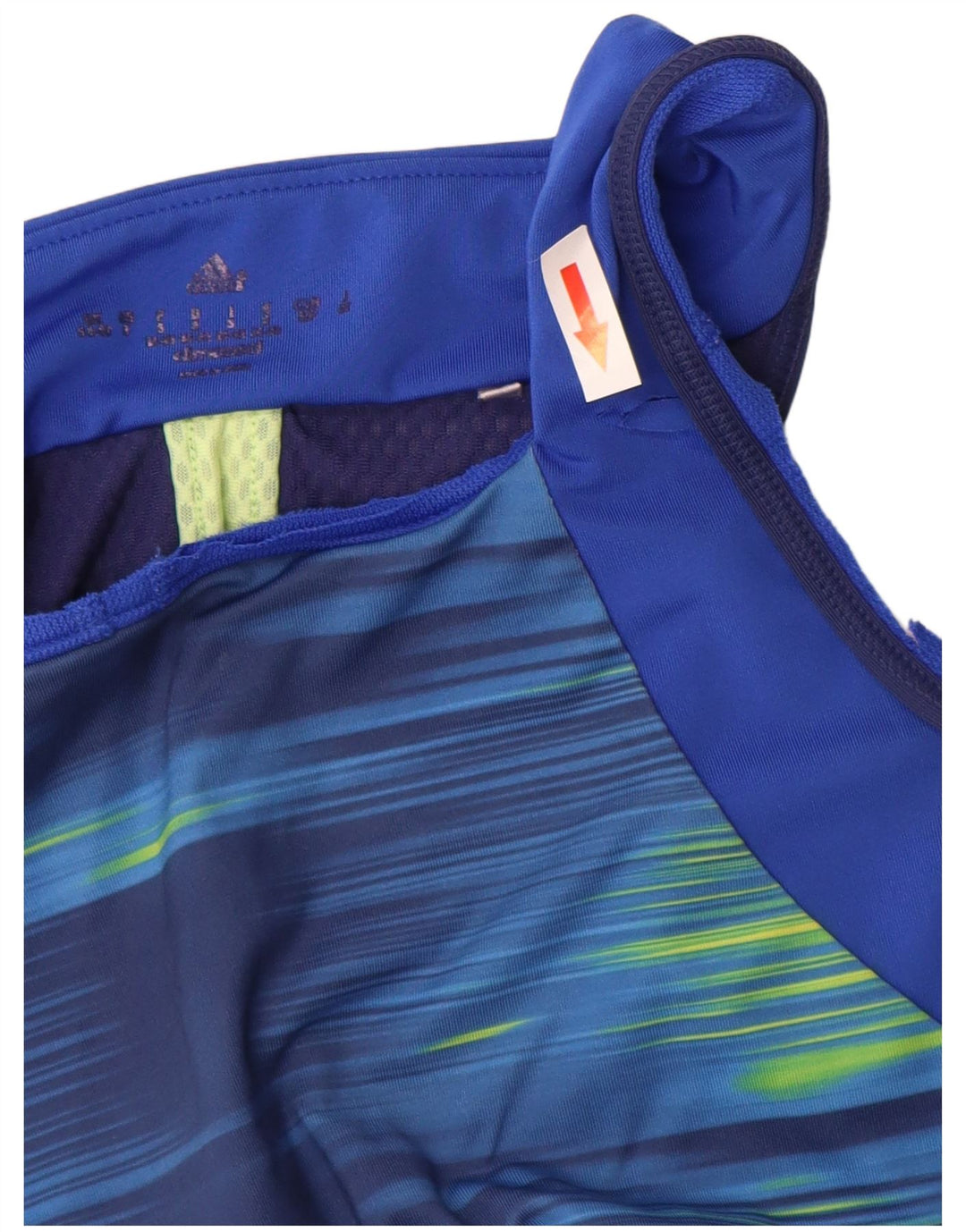Adidas Mujer Climacool Chaleco Top Reino Unido 8/10 Pequeño Azul Pinstripe
