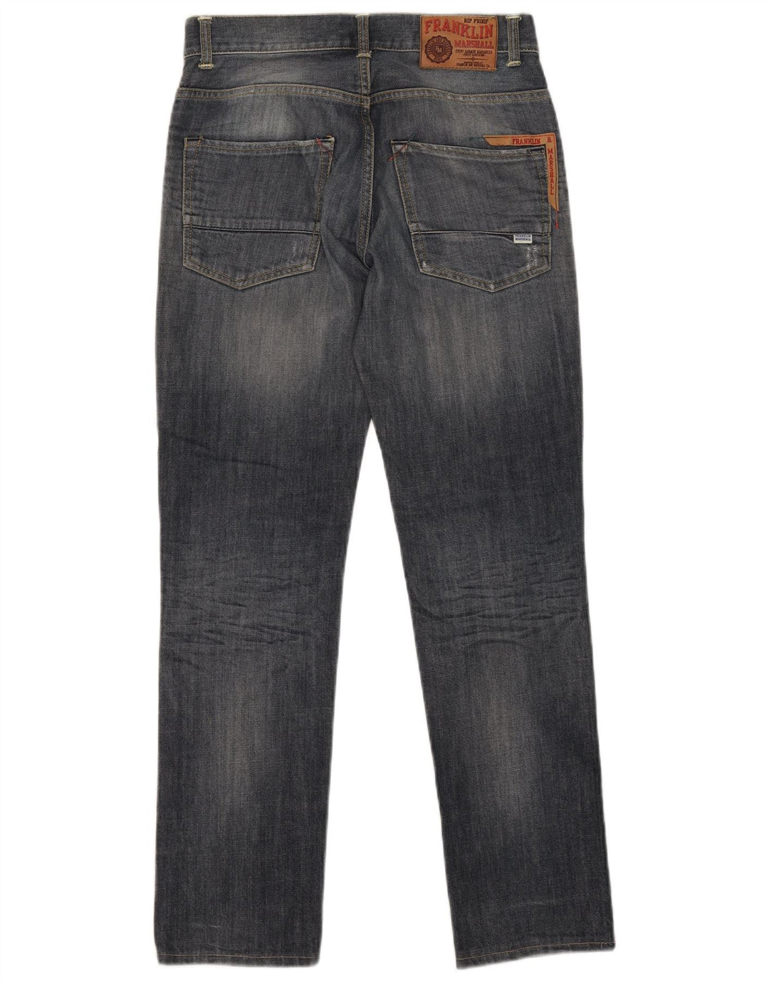 Franklin Marshall Vaqueros rectos para hombre W29 L30 Algodón azul marino