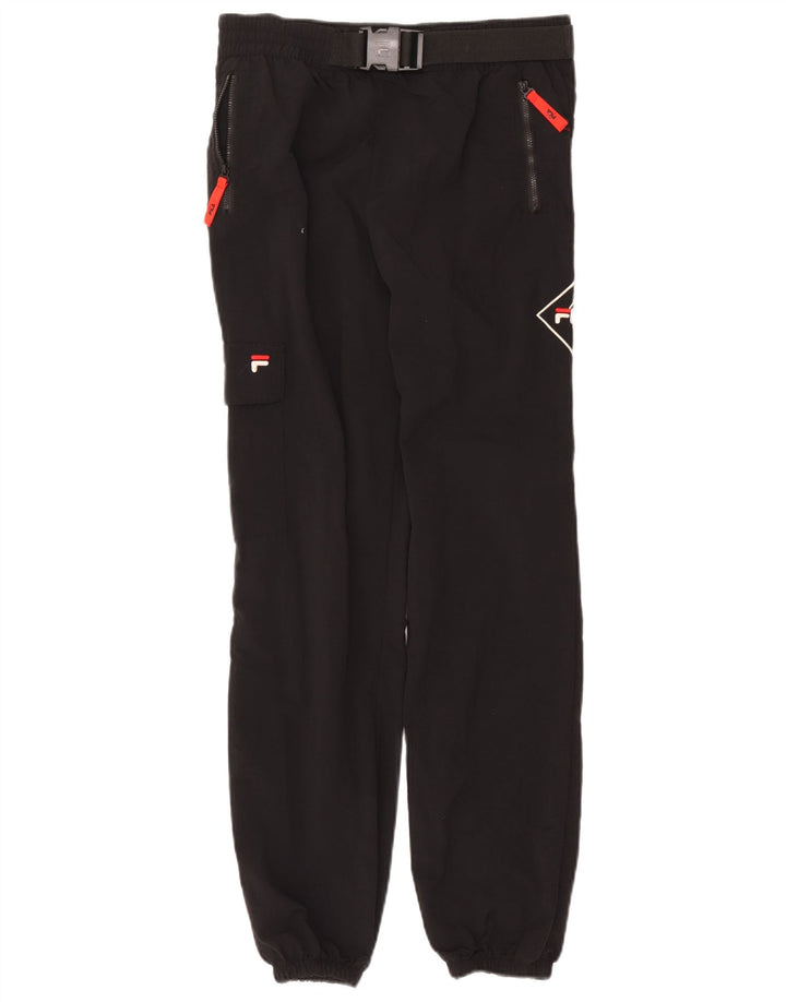 Fila Hombre Graphic Cargo Chándal Pantalones Joggers Medium Black Nylon