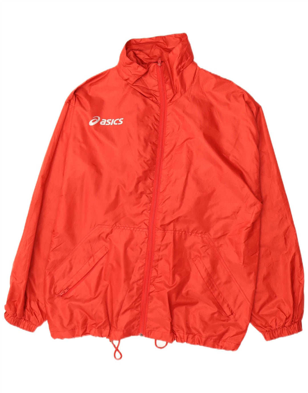 ASICS Chaqueta impermeable para hombre UK 36 Small Rojo Poliéster