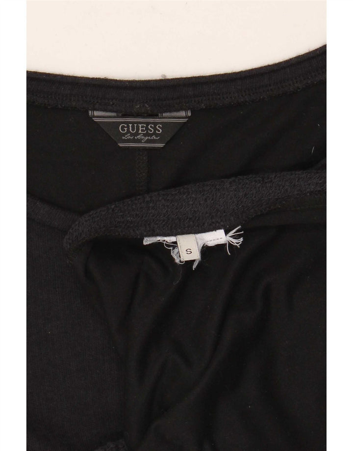 Guess Top extragrande de manga larga para mujer UK 10 Small Black