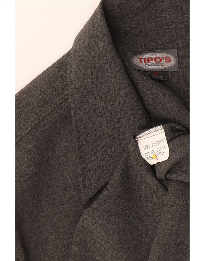 Camisa Tipo' S Hombre XL Poliéster Gris