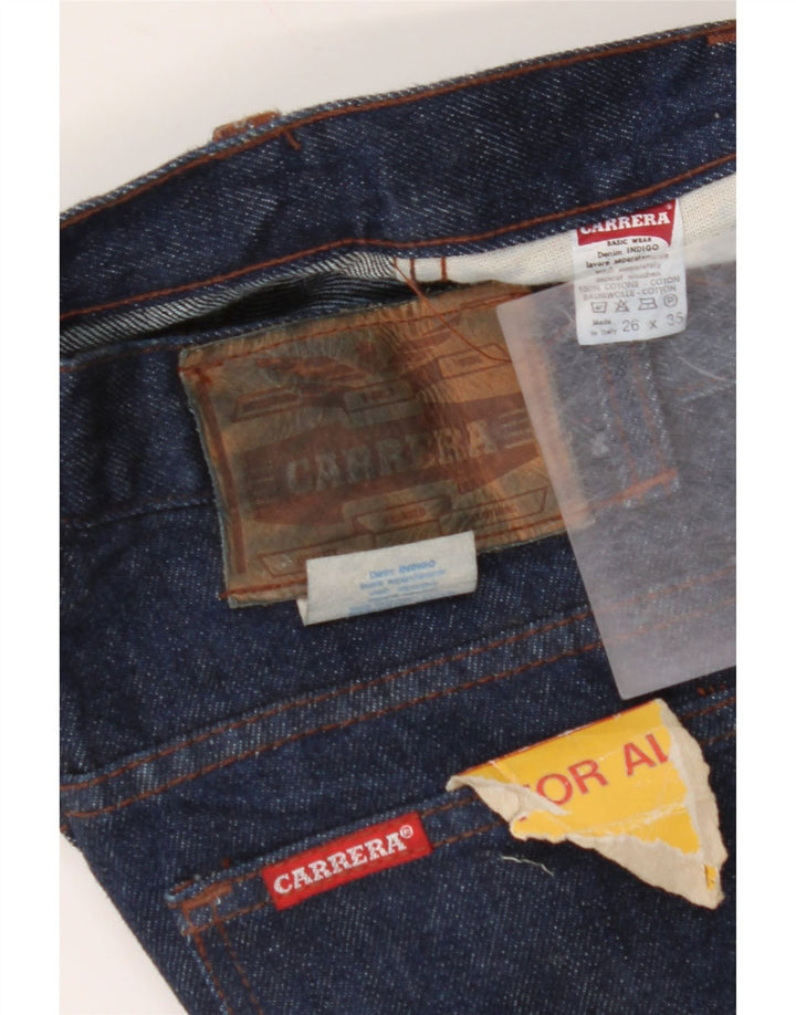 CARRERA Vaqueros Rectos Mujer W26 L35 Azul Marino Algodón