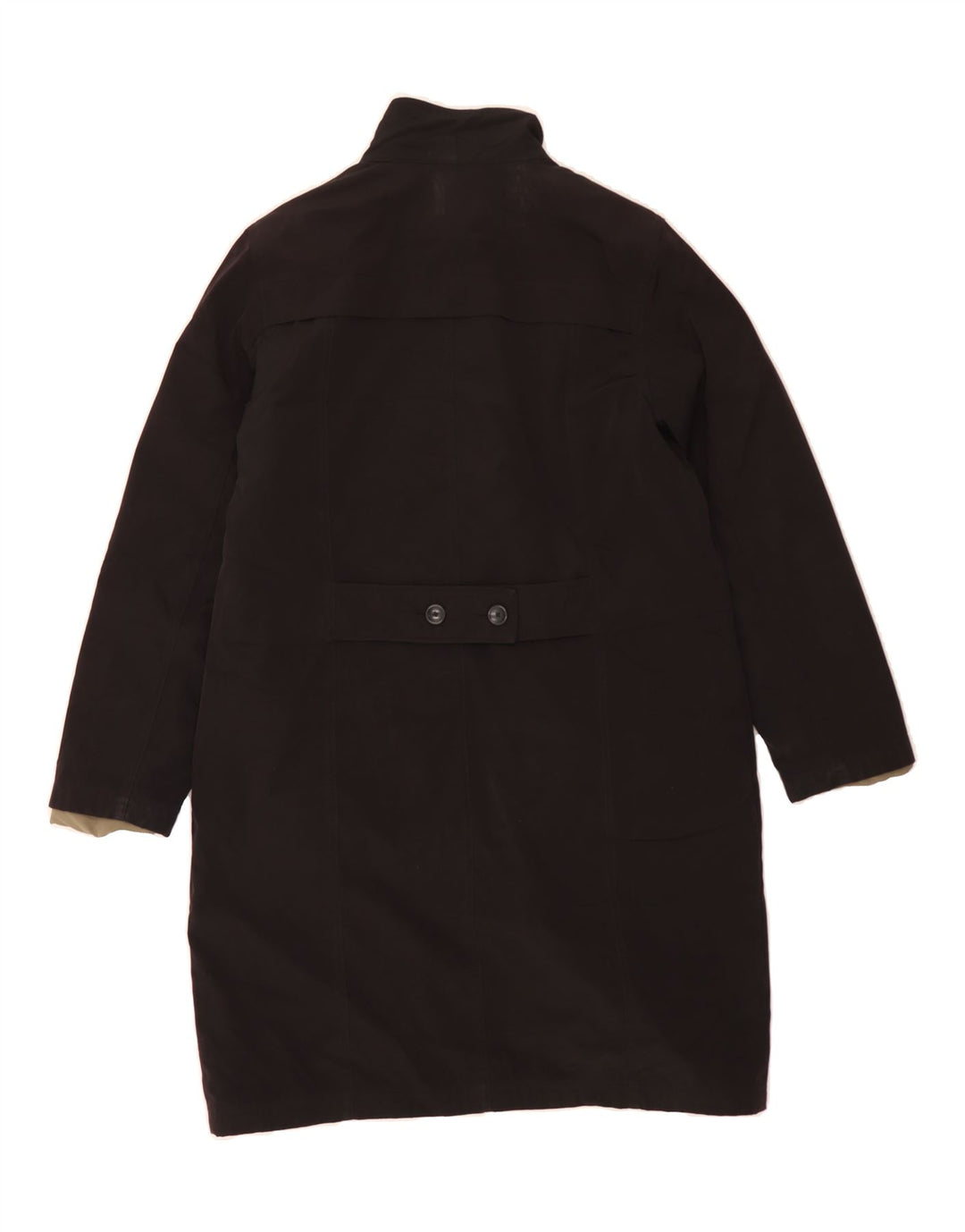 EDDIE BAUER Womens Oversized Windbreaker Coat UK 10 Small Black Polyester Vintage Eddie Bauer and Second-Hand Eddie Bauer from Messina Hembry 