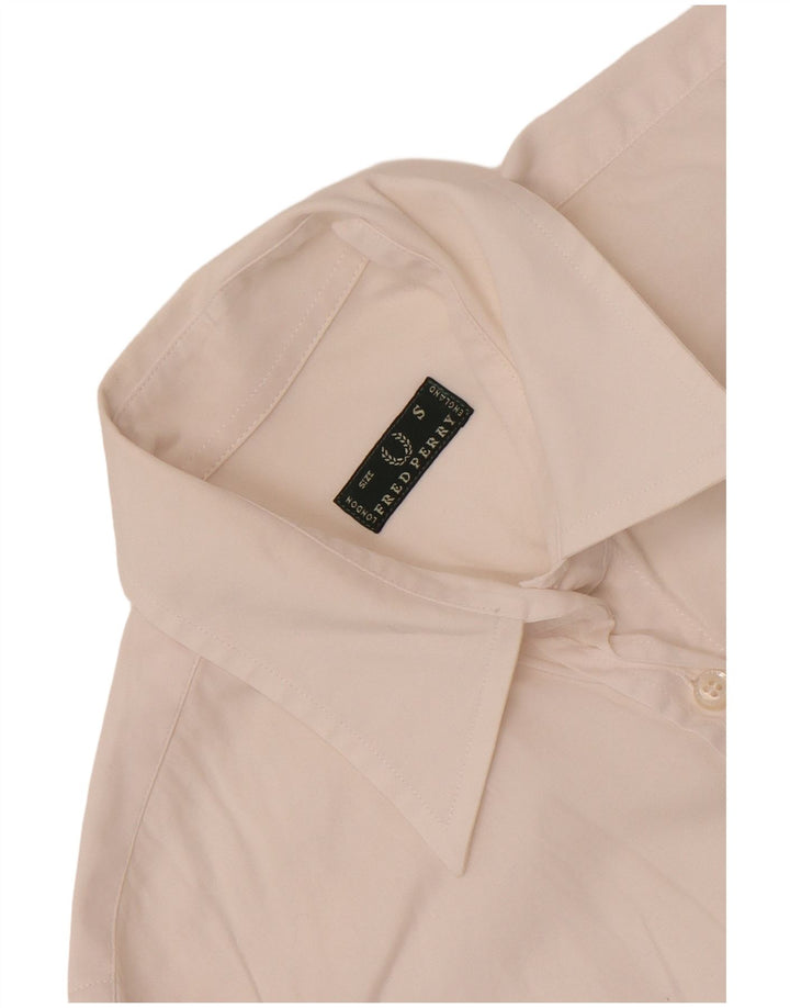 Camisa Fred Perry Mujer UK 10 Small Blanco