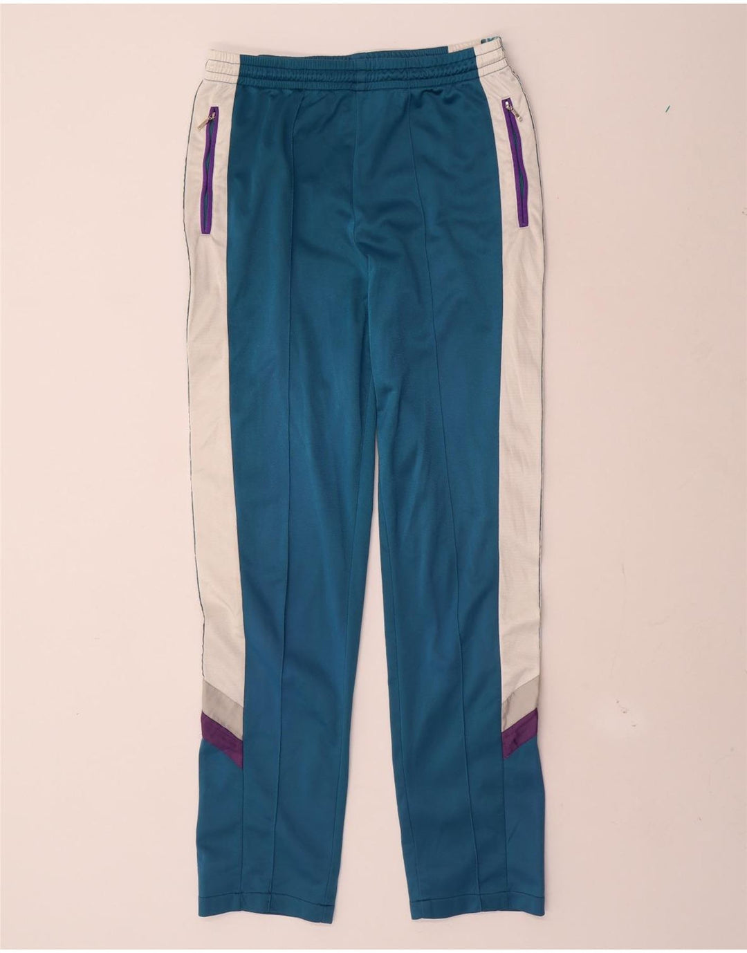 ASICS Pantalones de chándal gráficos para hombre IT 46 Small Blue Colourblock