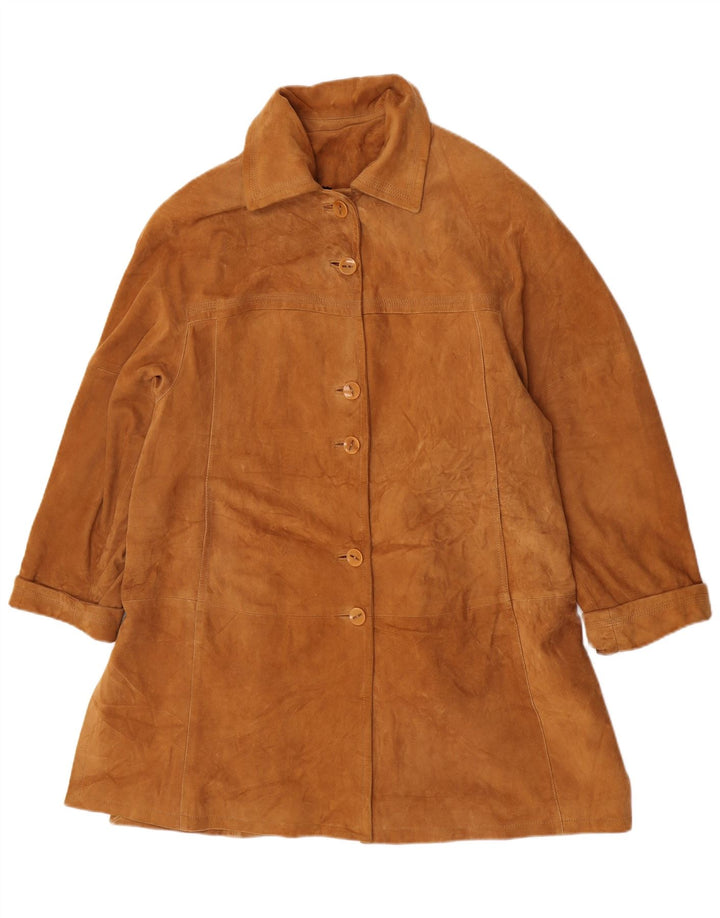 Forester Abrigo extragrande para mujer IT 48 XL Cuero marrón