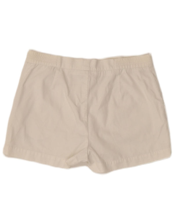 Reebok Pantalones cortos deportivos gráficos para mujer UK 14 Large White Sports