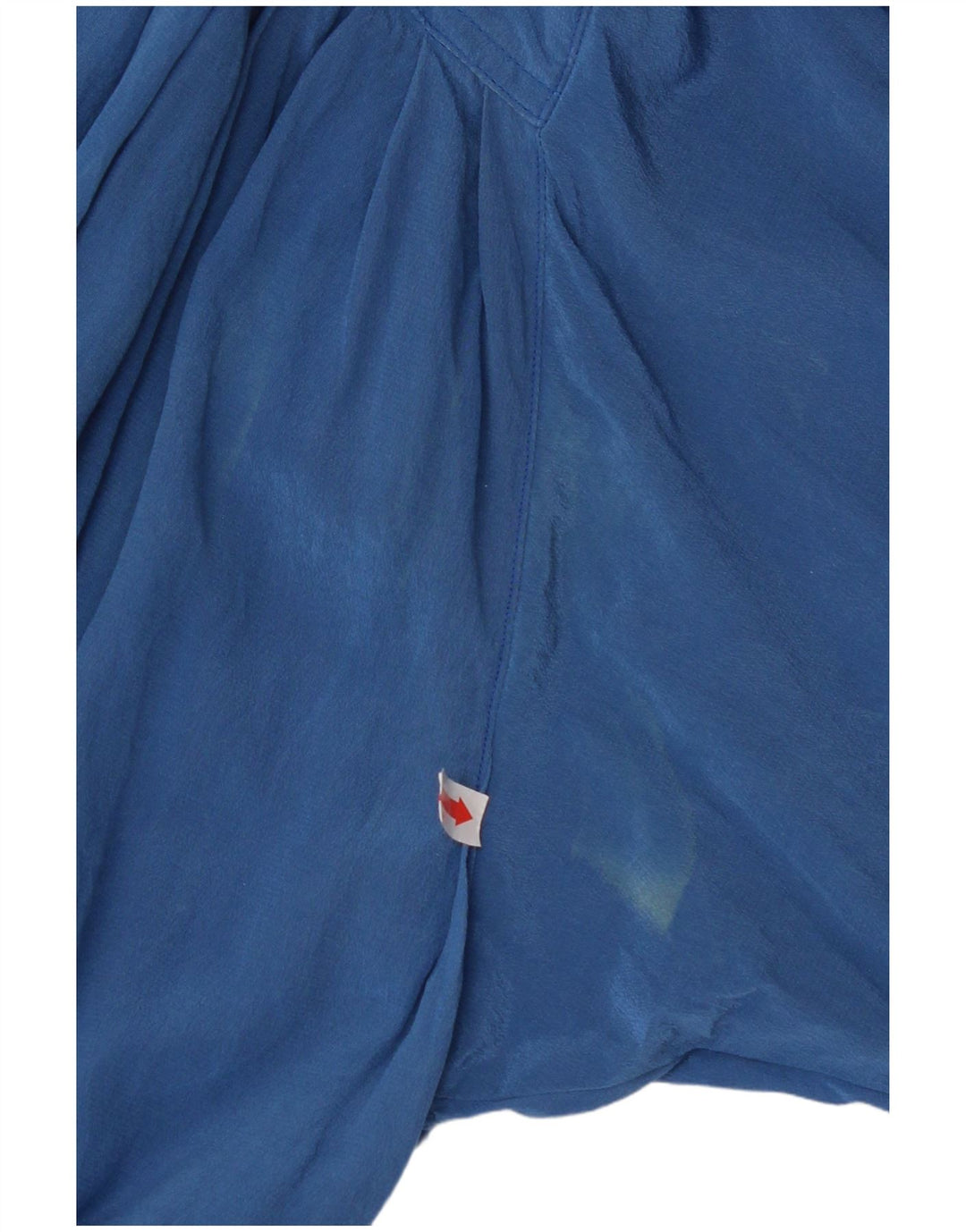 MAX MARA Vestido camisero de manga corta extragrande para mujer UK 40 Azul medio
