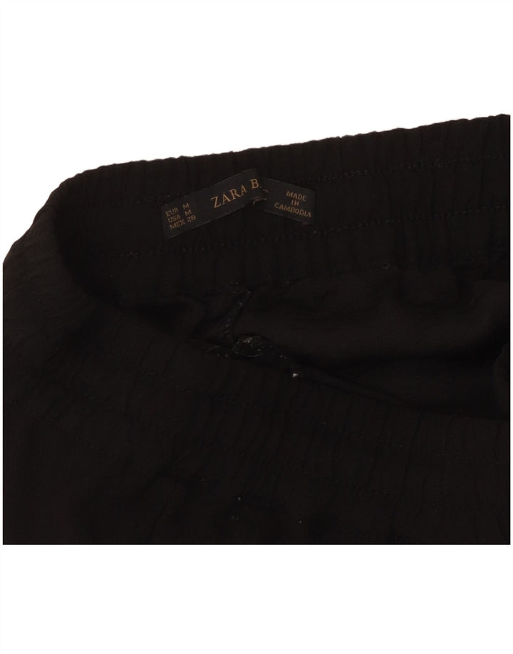 Zara Mujer Pantalón Chino Tapered Mediano W28 L27 Negro