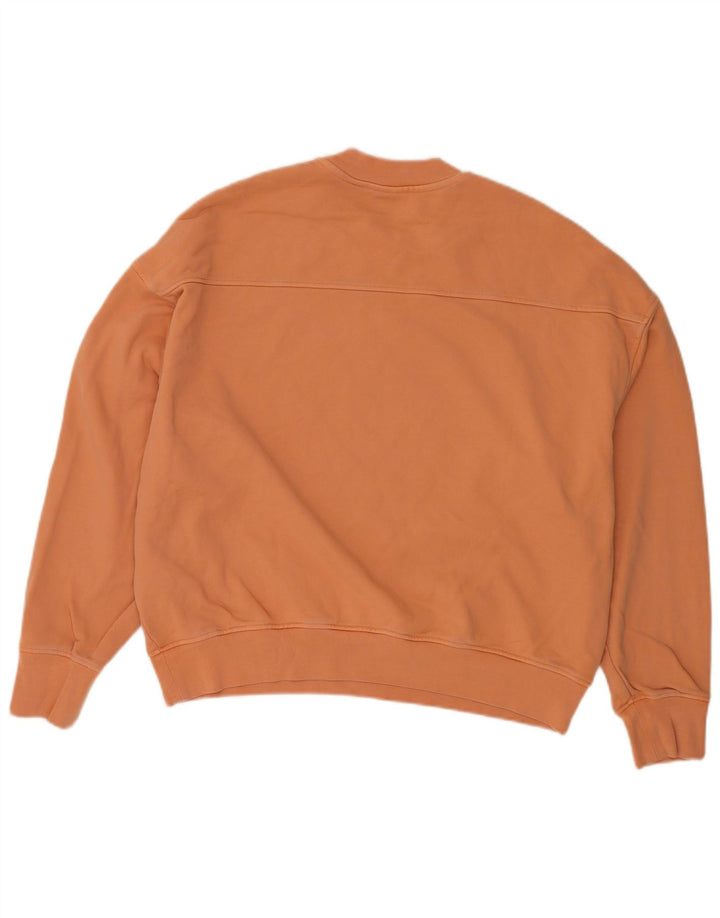 LEVI'S Sudadera extragrande para mujer UK 14 Algodón marrón medio