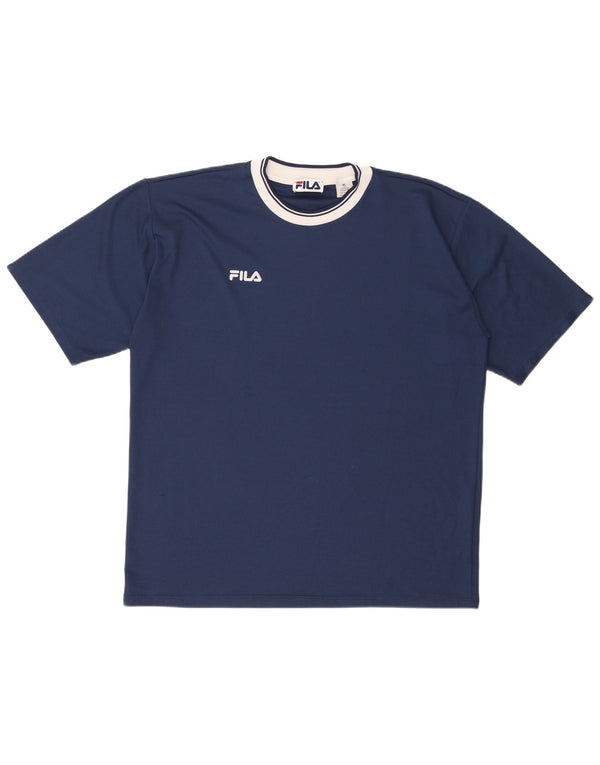 FILA Camiseta Hombre Top XL Azul Marino Poliéster