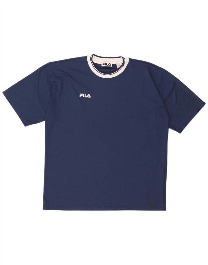 FILA Camiseta Hombre Top XL Azul Marino Poliéster