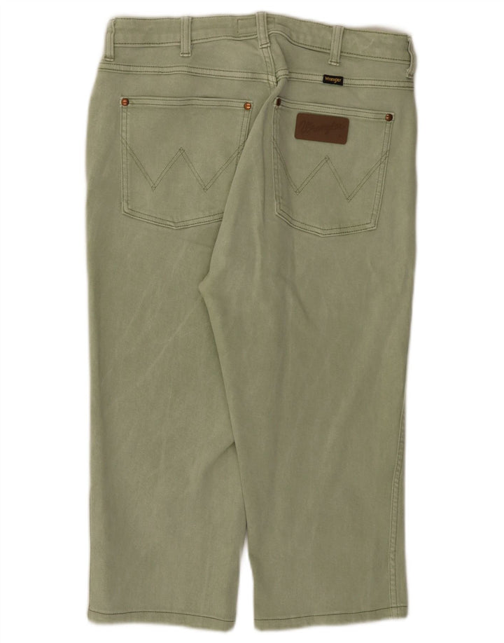 WRANGLER Pantalones informales rectos para mujer W30 L27 Algodón verde