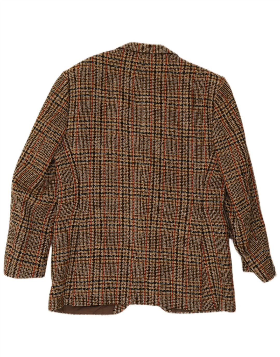 Avant Chaqueta tipo blazer de 2 botones para hombre IT 54 2XL Lana a cuadros marrón
