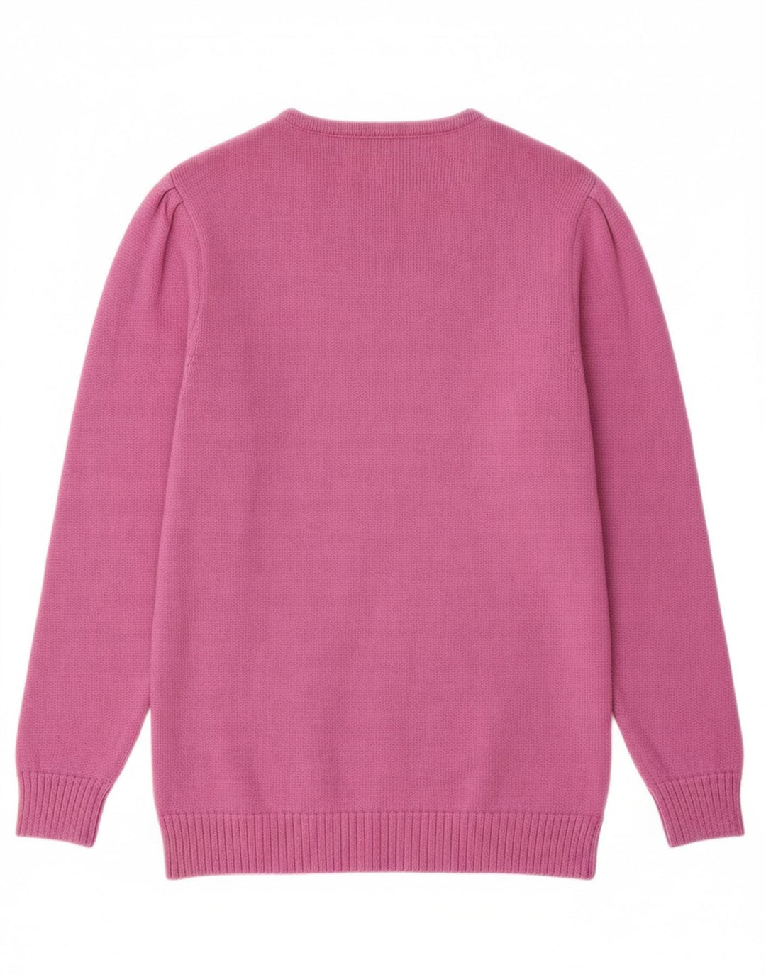 VINTAGE Womens Crew Neck Jumper Sweater UK 12 Medium Pink