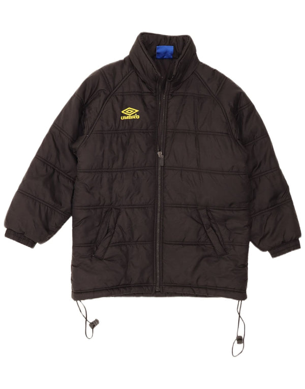 Umbro Chaqueta acolchada para niño 10-11 años Nylon negro