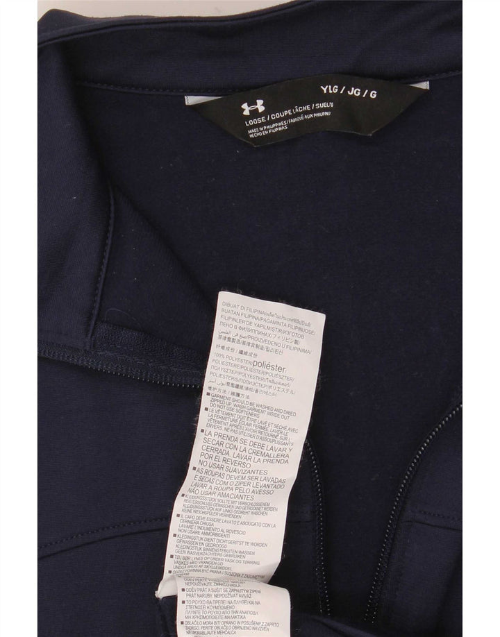 Under Armour Chaqueta de chándal para niños 11-12 años Grande Azul Marino