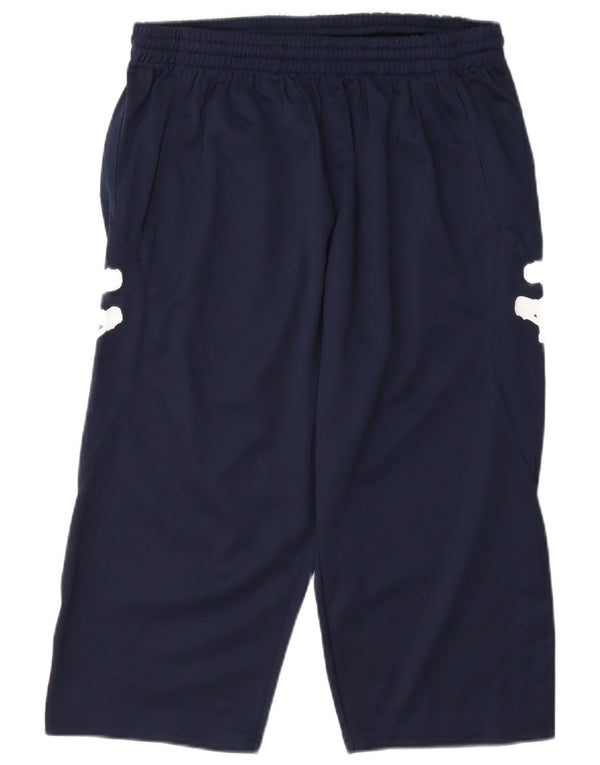 Kappa Mens Graphic Bermuda Sport Shorts XL Azul Marino Poliéster