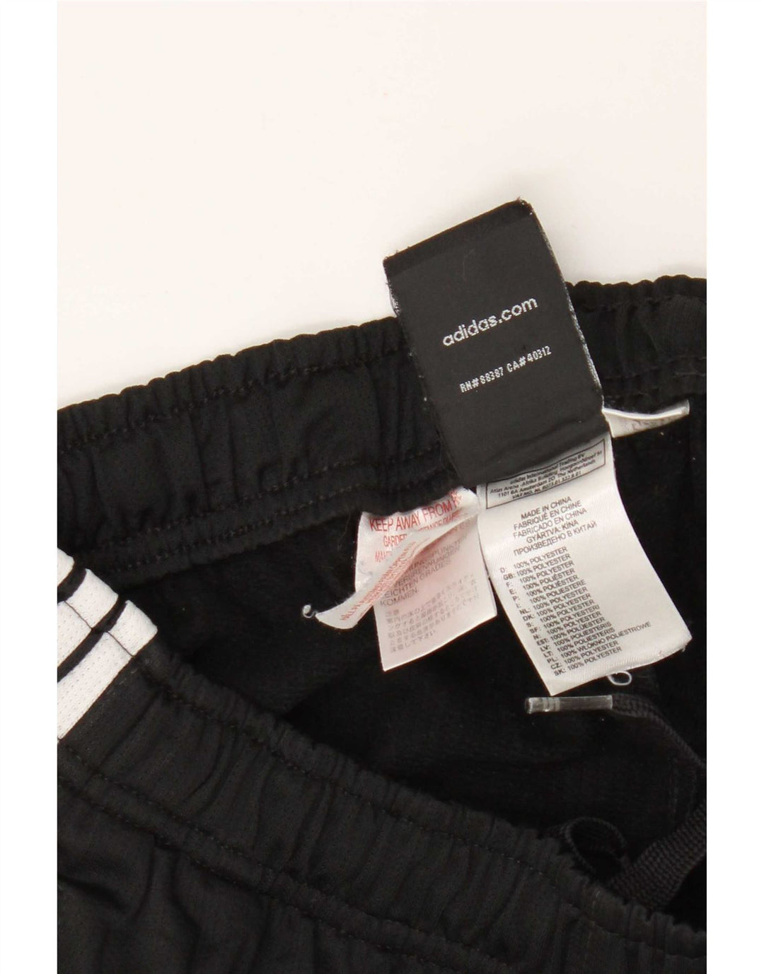 Adidas Pantalón corto deportivo para niño 13-14 años Negro Poliéster