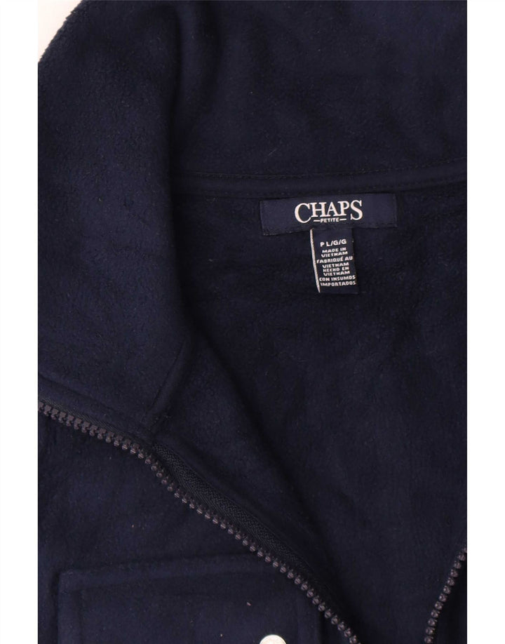 Chaps Mujer Petite Fleece Gilet UK 40 Grande Azul Marino Poliéster